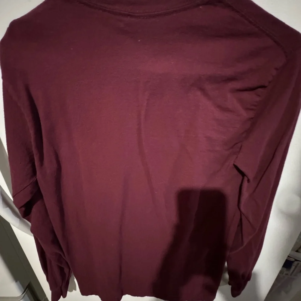 Gildan Burgundy 'My Cat is My Valentine' Long Sleeve Shirt